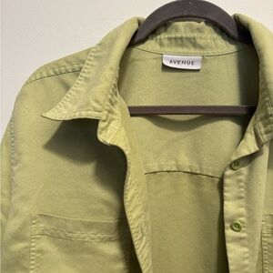 90s vintage suede button up